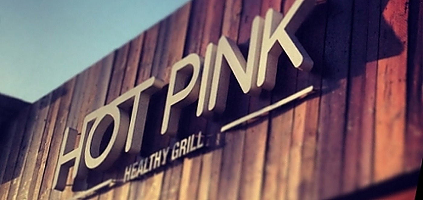 Signage for Hot Pink