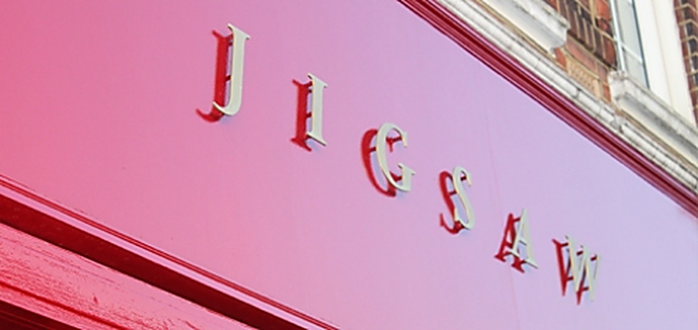 Signage for Jigsaw