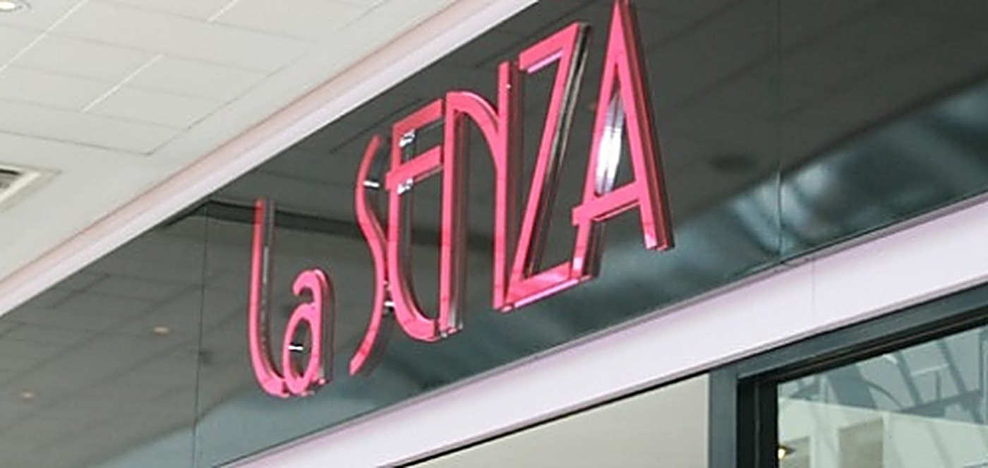 Signage for La Senza